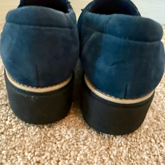 Clarks The Comfort Collection New Blue Suede Loafers - Picture 5 of 7